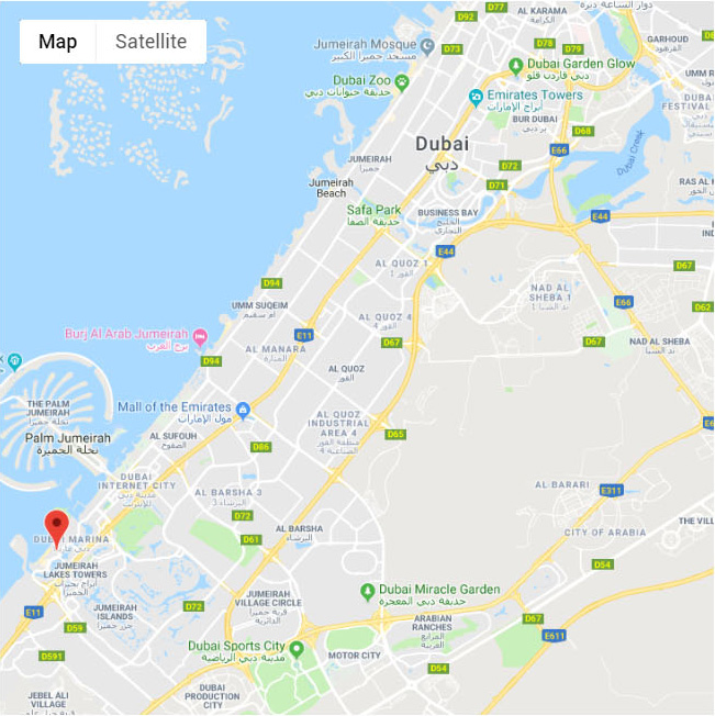 dubai map